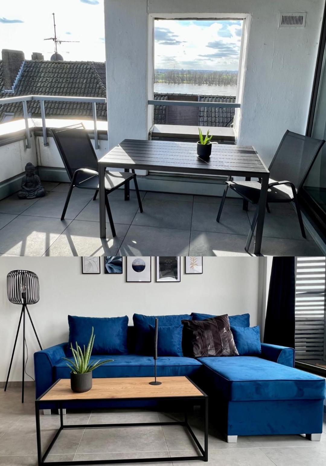 Piso Superior - Exklusives Apartment An Der Promenade Mit Rheinsicht & Loggia Emmerich Dış mekan fotoğraf